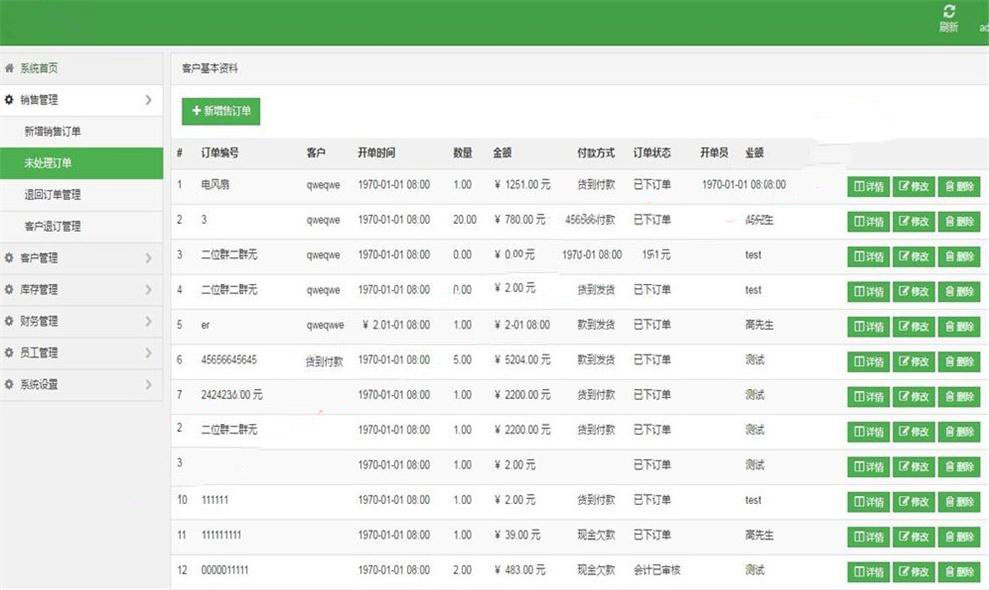 [商业源码]Thinkphp5.0进销存客户管理系统网站源码插图