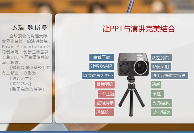 《让PPT与演讲完美结合》动态课件,PPT模板,素材免费下载插图