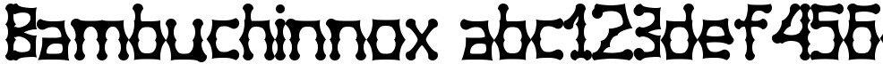 Bambuchinnox,字体大全,字体下载插图