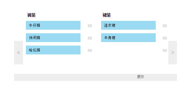 类似jQuery领英的网站标准过滤菜单代码插图