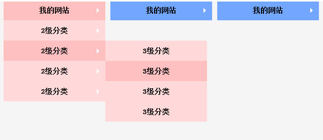 jQuery多层无限导航下拉菜单代码插图