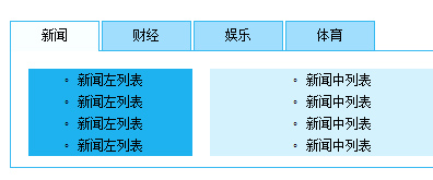 多组tab栏目切换代码插图