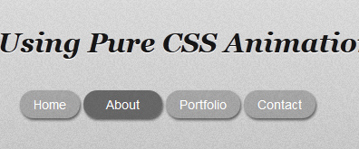 jquery+css3圆角动画导航插图