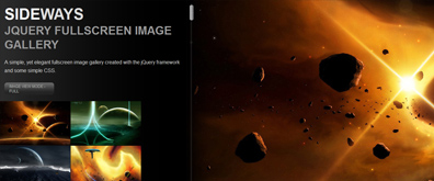 jquery css3爽酷全屏相册查看效果插图