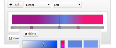 漂亮的CSS3颜色渐变选择器插图