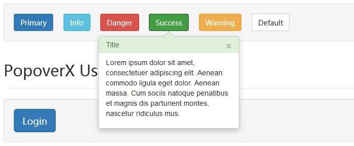 jQuery+bootstrap提示框插件Popover插图