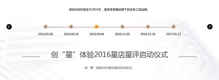 jQuery水平滑动企业大事记时间轴代码插图