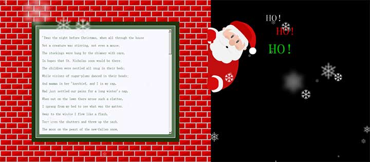 jQuery+CSS3左侧边栏圣诞老人滑动面板特效插图