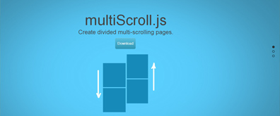 multiScroll.js—jquery页面上下滚动视差插件插图