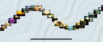 jquery+css3实现的波浪式图片查看插件插图