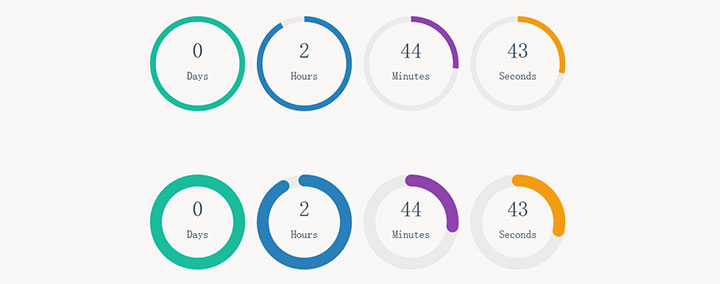 多款漂亮的HTML5圆形进度条倒计时动画代码插图