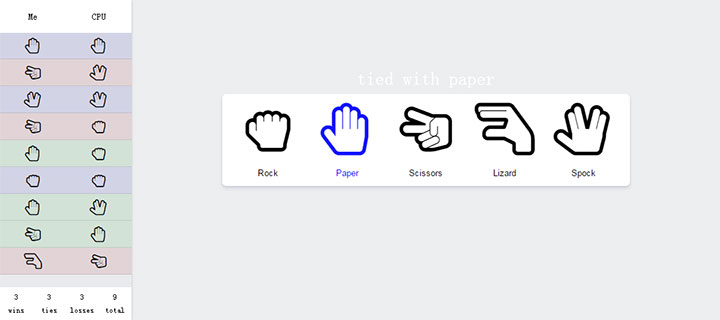 jQuery石头剪刀布猜拳网页小游戏代码插图