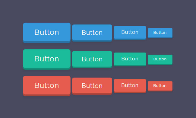 好看的CSS3网页3D按钮特效代码插图