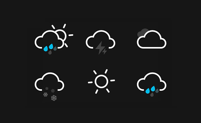 CSS3动画天气图标代码插图