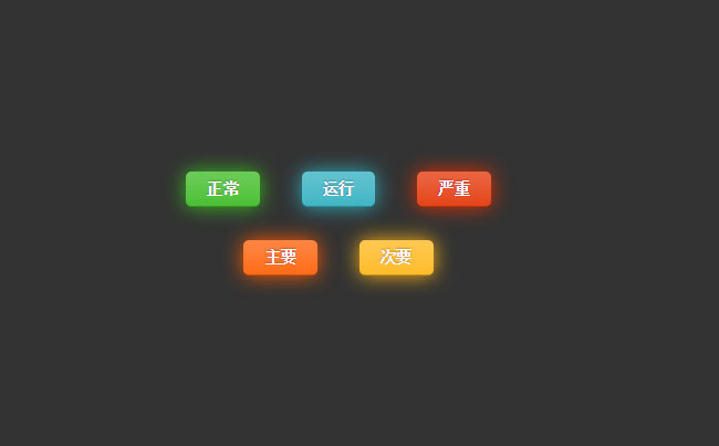 CSS3发光按钮特效代码插图