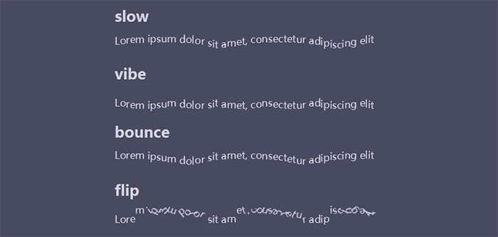 4种CSS3波浪文字动画特效插图