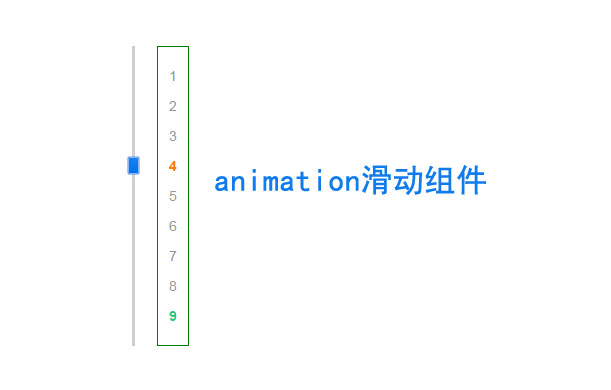 animation拖动滑块选择区间代码插图