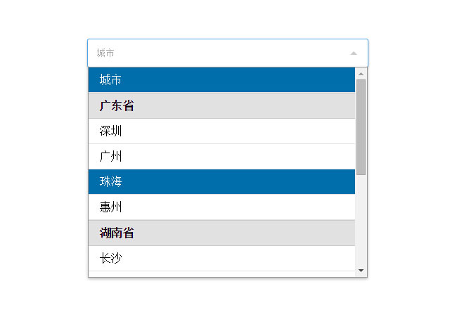 jQuery下拉查询筛选插件Combo Select插图