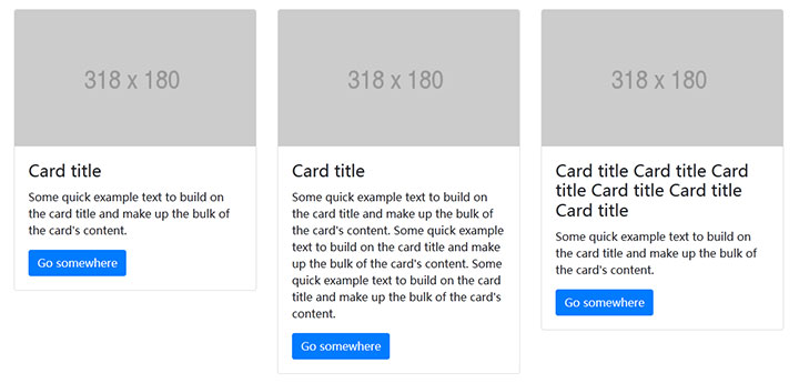 Bootstrap卡片图文列表布局样式代码插图