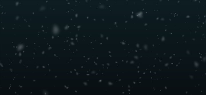 HTML5+WebGL 3D雪花飘落动画特效插图